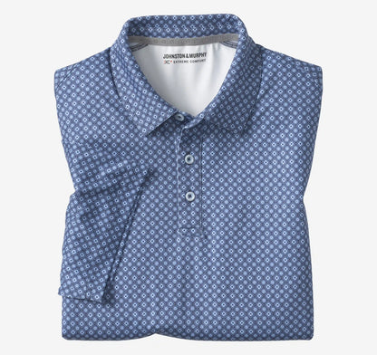 XC+™ Ace Performance Polo - Navy Medallion