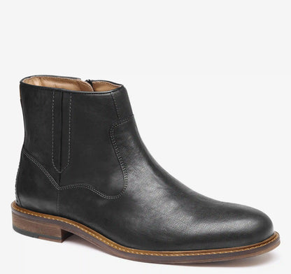 Ripley Inside-Zip Boot - Black Bomber Leather
