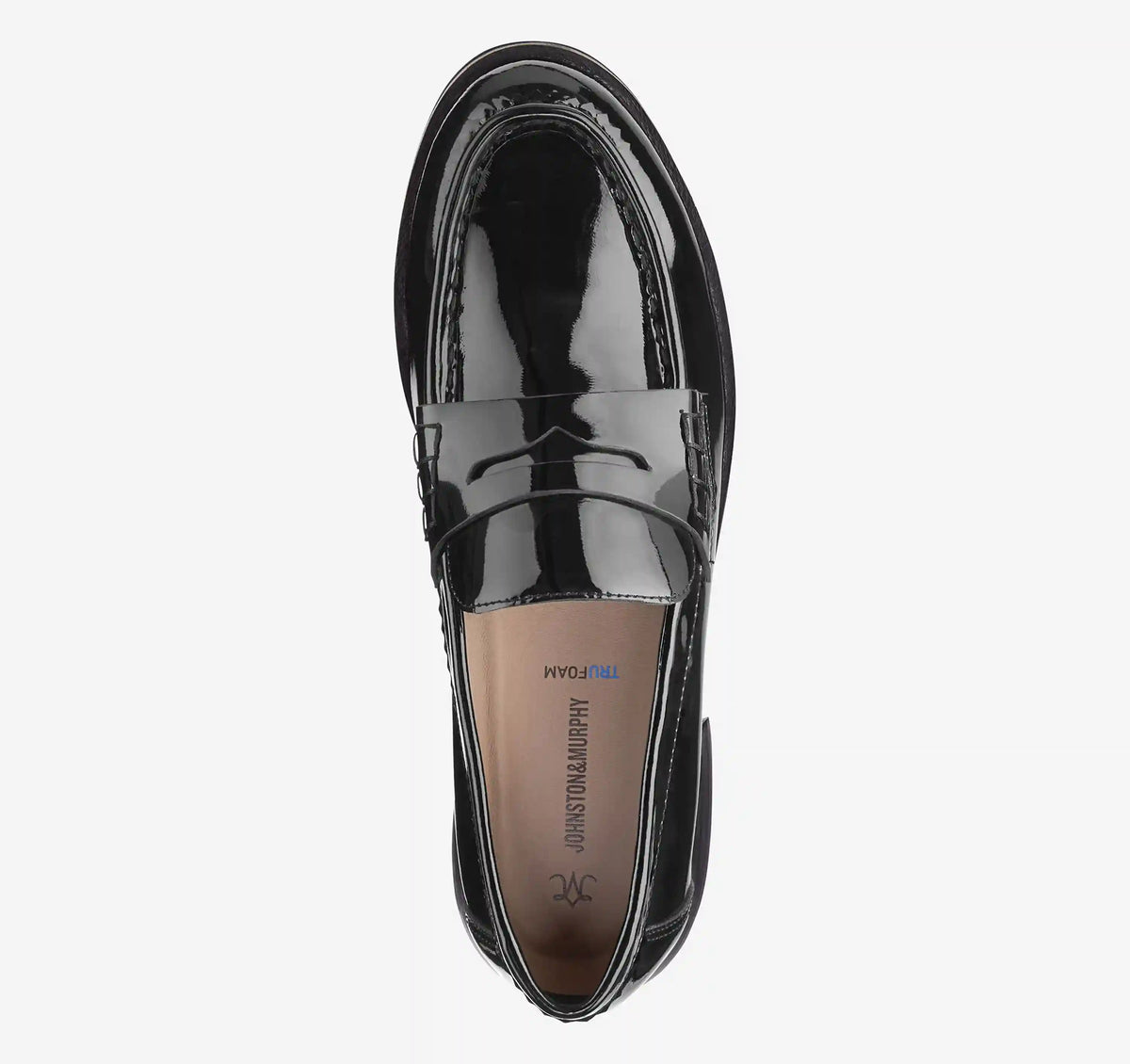 Gillian Penny Loafer - Black Patent Leather