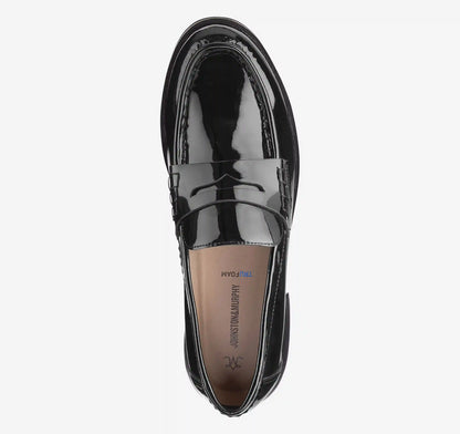 Gillian Penny Loafer - Black Patent Leather
