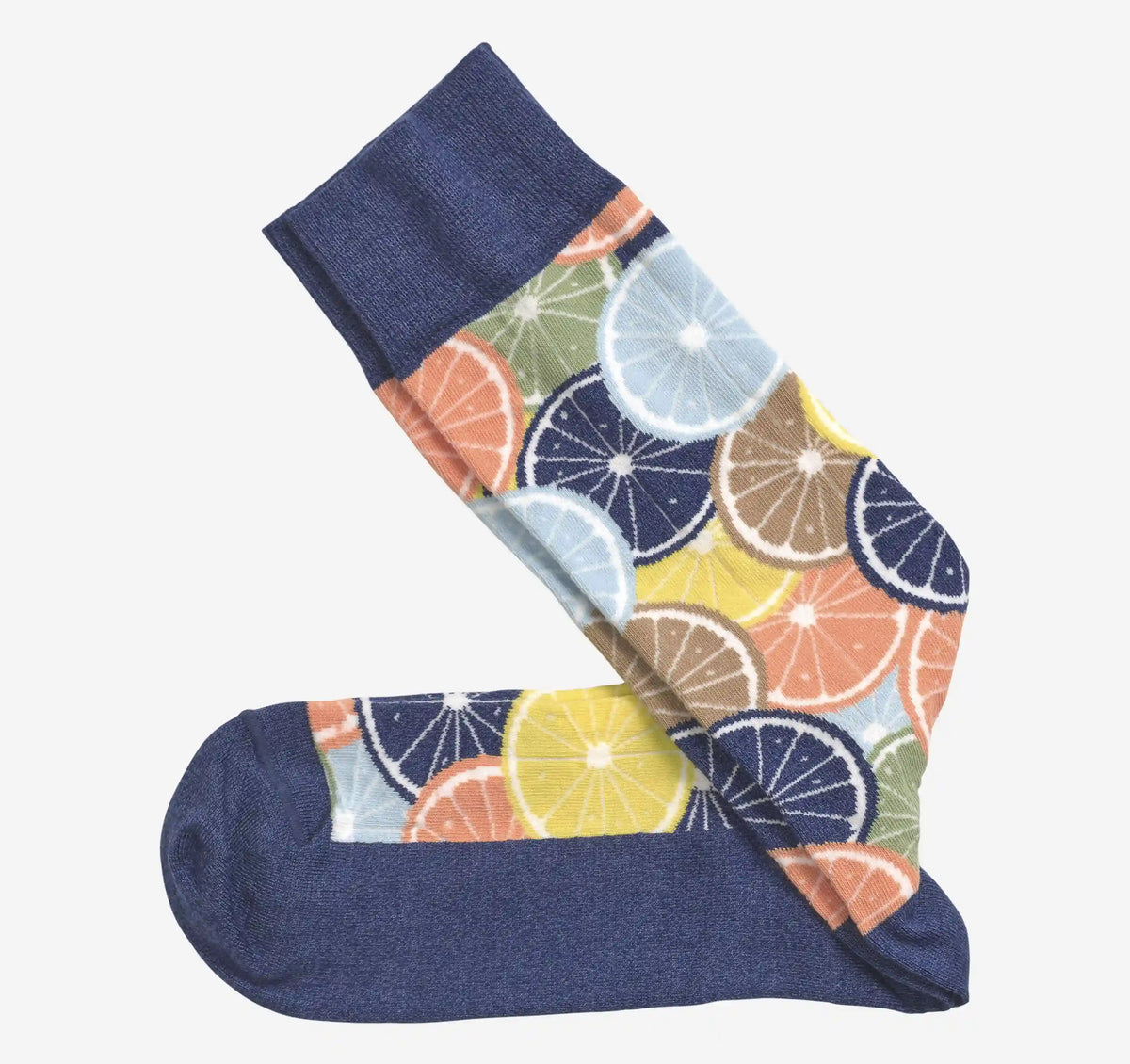 Novelty Socks - Denim Summertime Citrus
