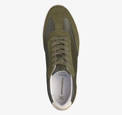 Piper T-Toe Lace-Up - Olive Suede/Glove Leather