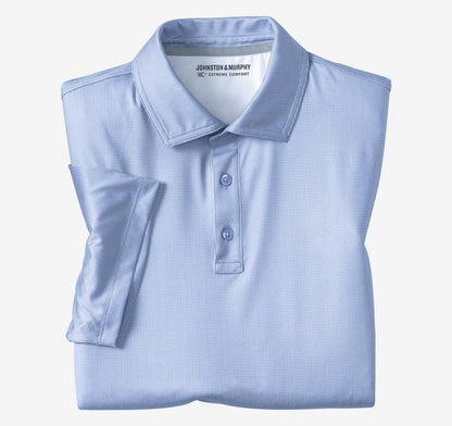 XC+™ Ace Performance Polo - Light Blue/White Gingham