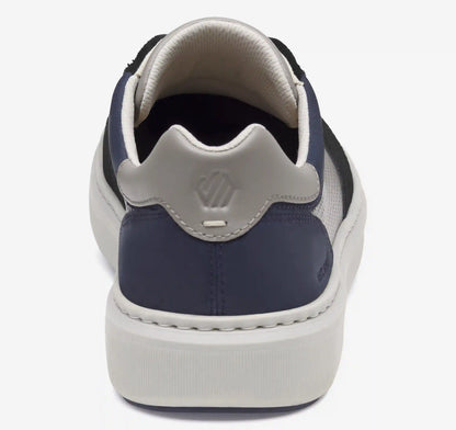 Anders T-Toe - Black Suede/Gray Full-Grain Leather