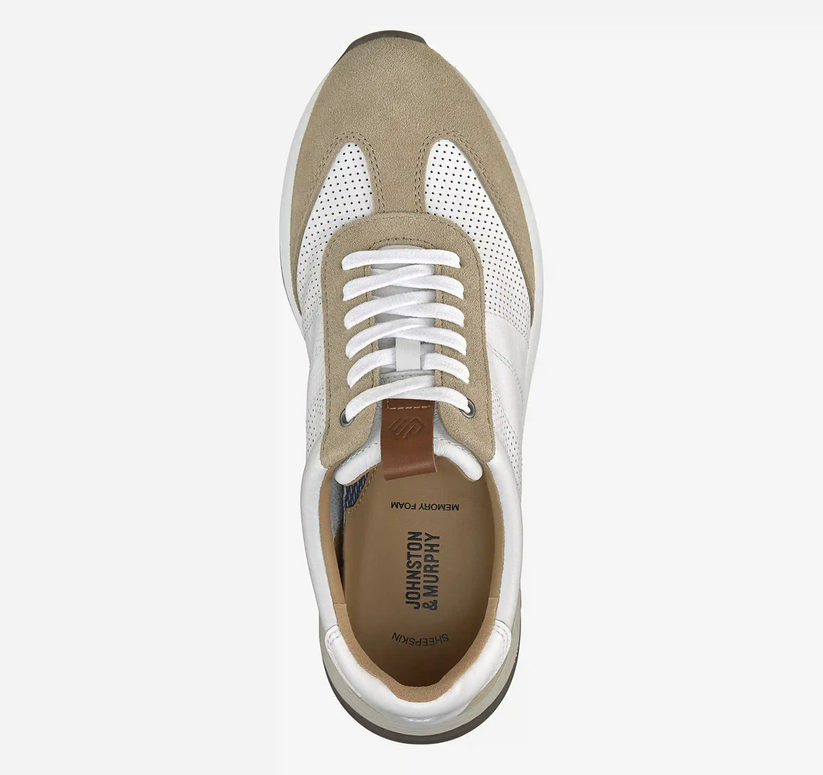 Kinnon T-Toe - Sand Suede/White Full Grain