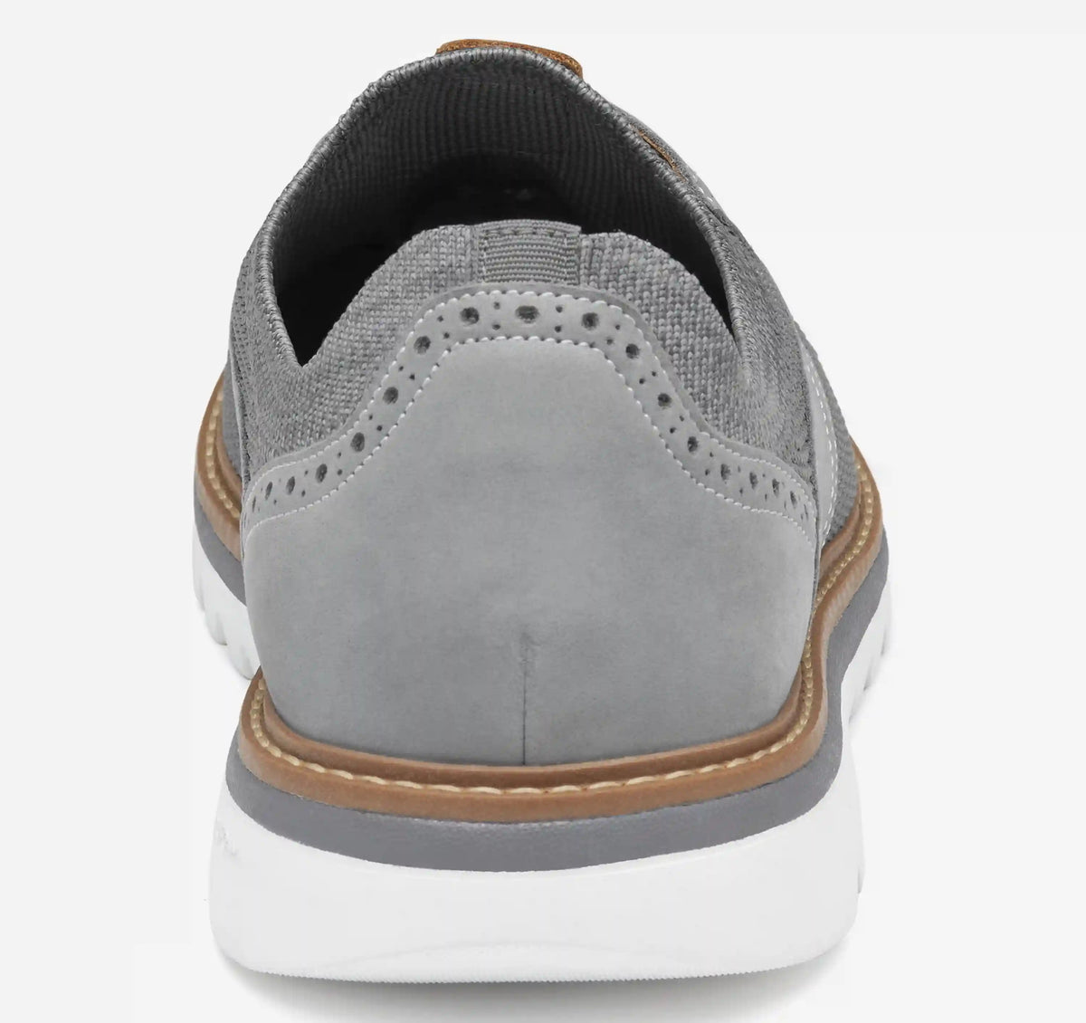 Braydon Knit Saddle - Gray Knit/Nubuck