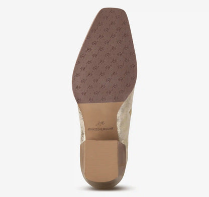Kalista Double-Zip Bootie - Gold Metallic Kid Suede
