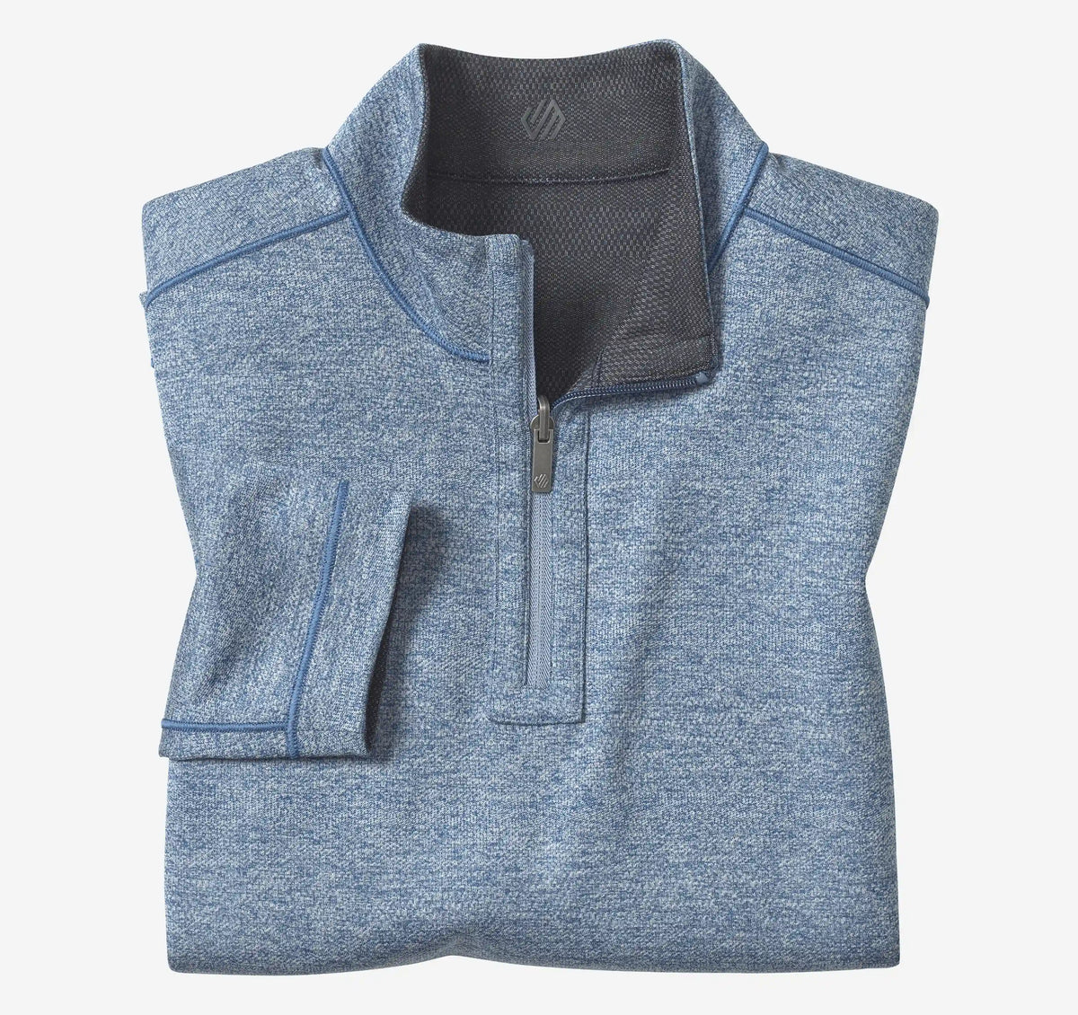 XC+™ Fusion Reversible Quarter-Zip - Navy/Light Blue