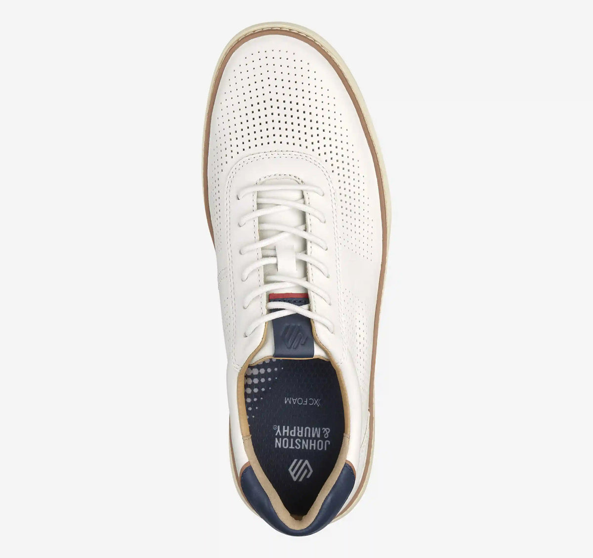 McGuffey 2 Perfed U-Throat - White Full-Grain Leather