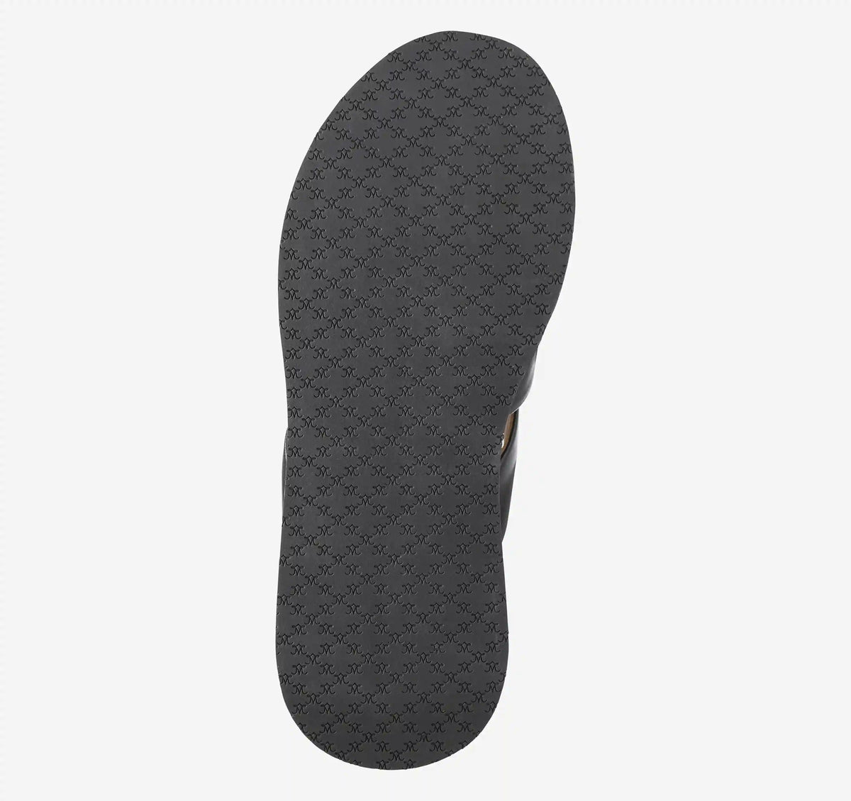 Colleen Triple-Band Slide - Black Nappa Leather
