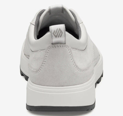 Lucas U-Throat - White Full-Grain Leather/Suede