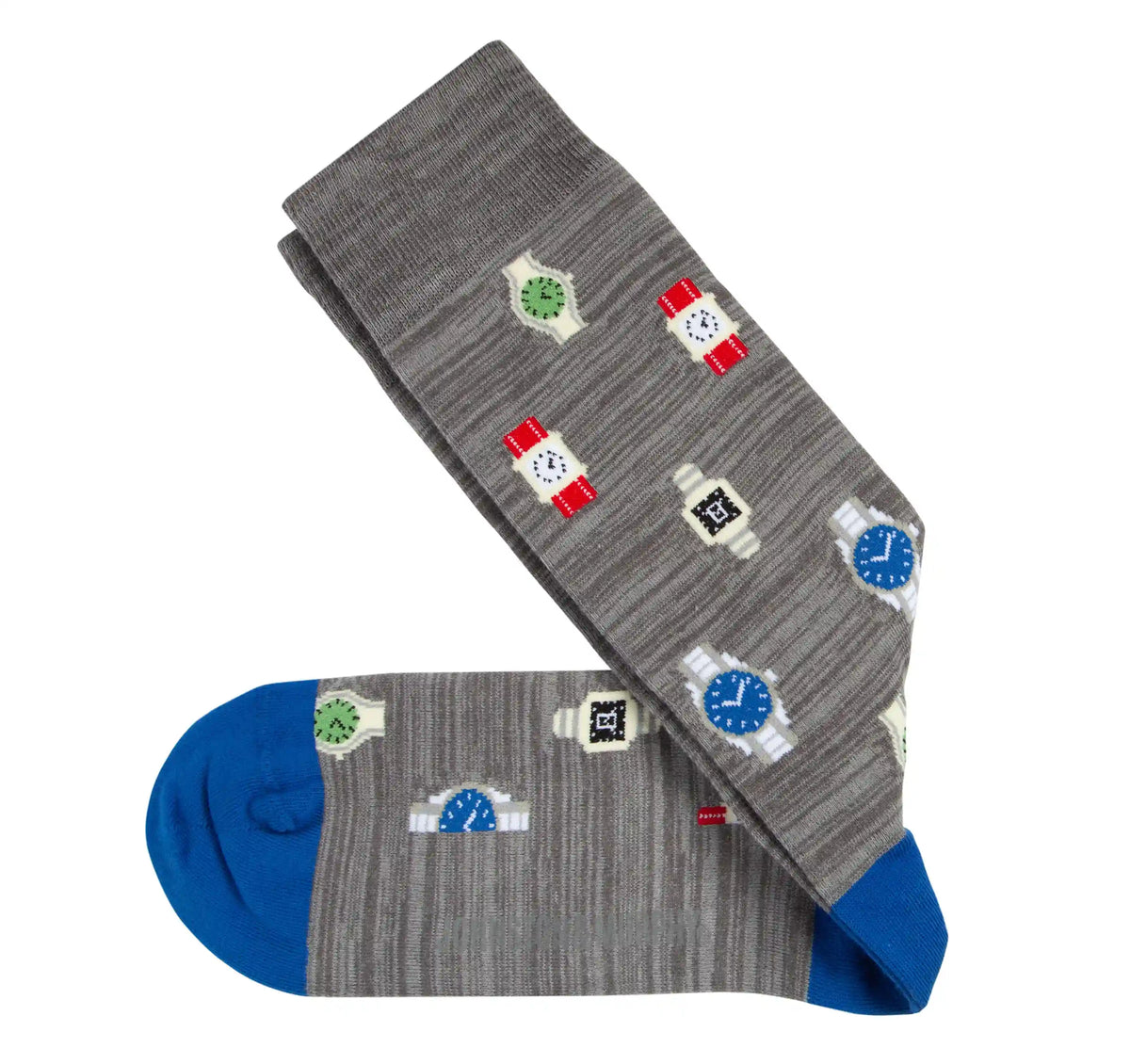 Novelty Socks - Charcoal Conversational Watches