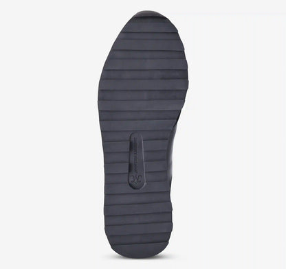 Piper T-Toe Lace-Up - Black Nappa Leather/Suede