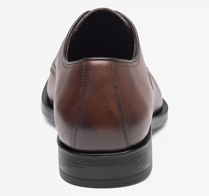 Redford Plain Toe - Mahogany Hand-Finished Full-Grain Leather