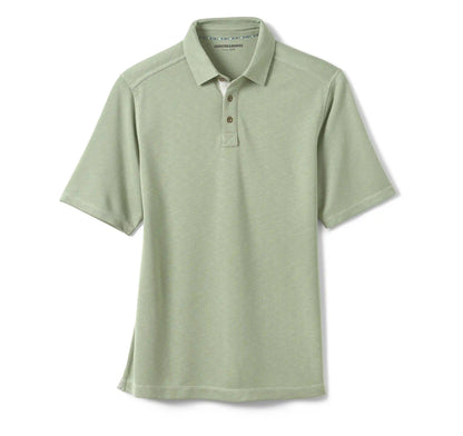 Vintage Slub Polo - Sage