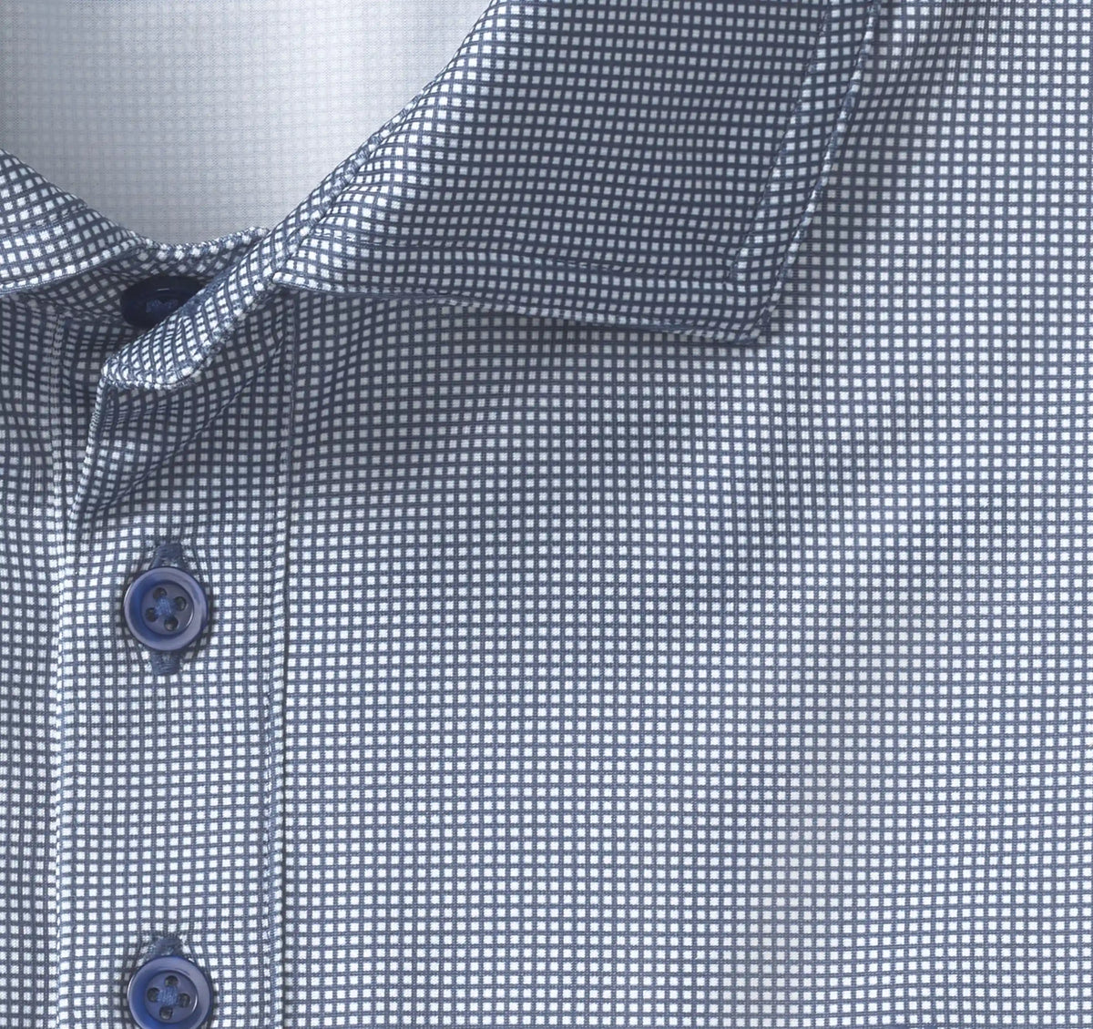 XC+™ Ace Performance Polo - Navy/White Gingham