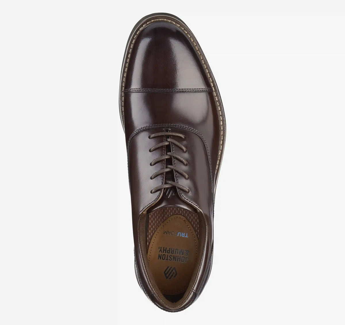 Tyson Dress Cap Toe - Mahogany Full-Grain Leather