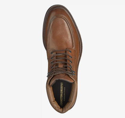 Hartford Moc-Toe Boot - Tan Italian Full-Grain Leather