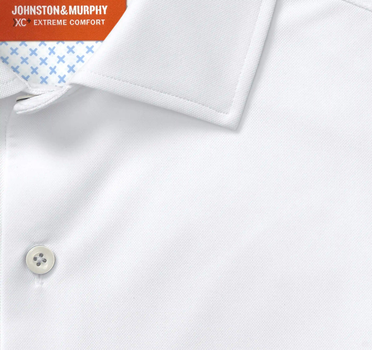 XC+™ Motion Long-Sleeve Dress Knit Shirt - White Solid