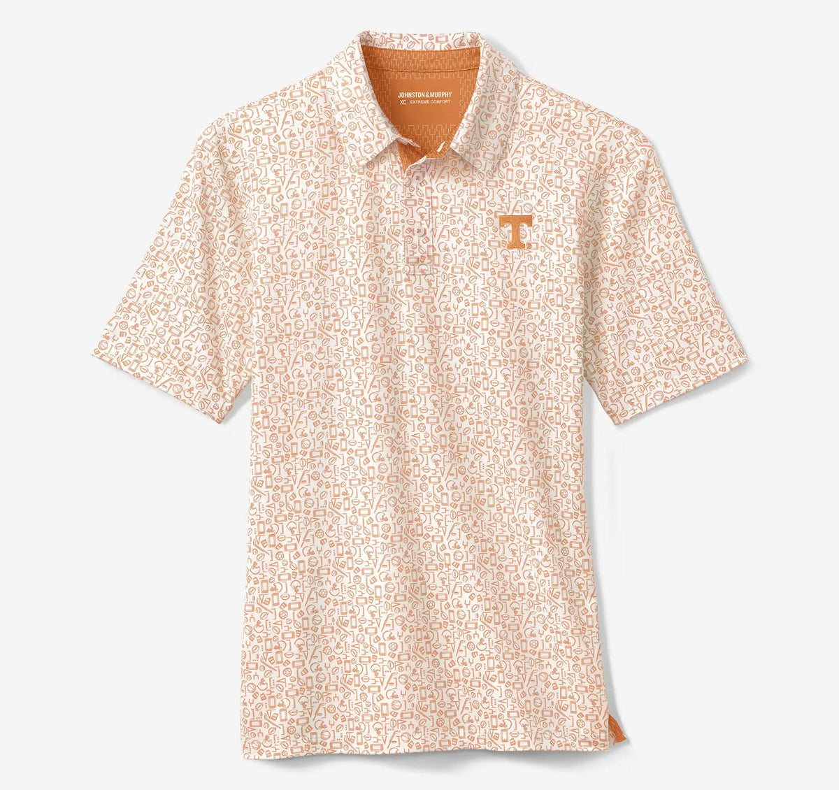 Collegiate XC+­™ Multi Sport Print Polo - University of Tennessee - Orange