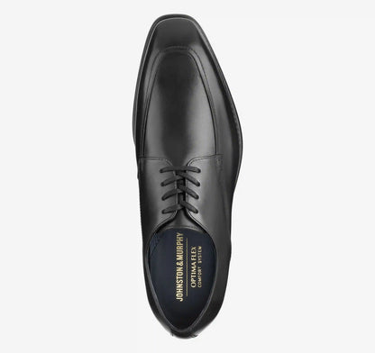 Ashton Moc Toe Lace-Up - Black Hand-Finished Full-Grain Leather