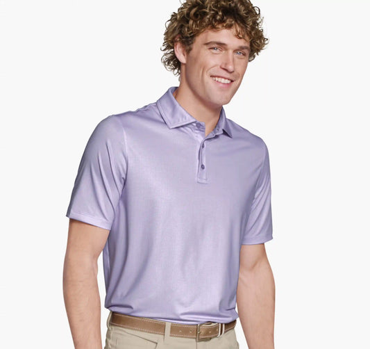 XC+™ Ace Performance Polo - Violet/White Gingham