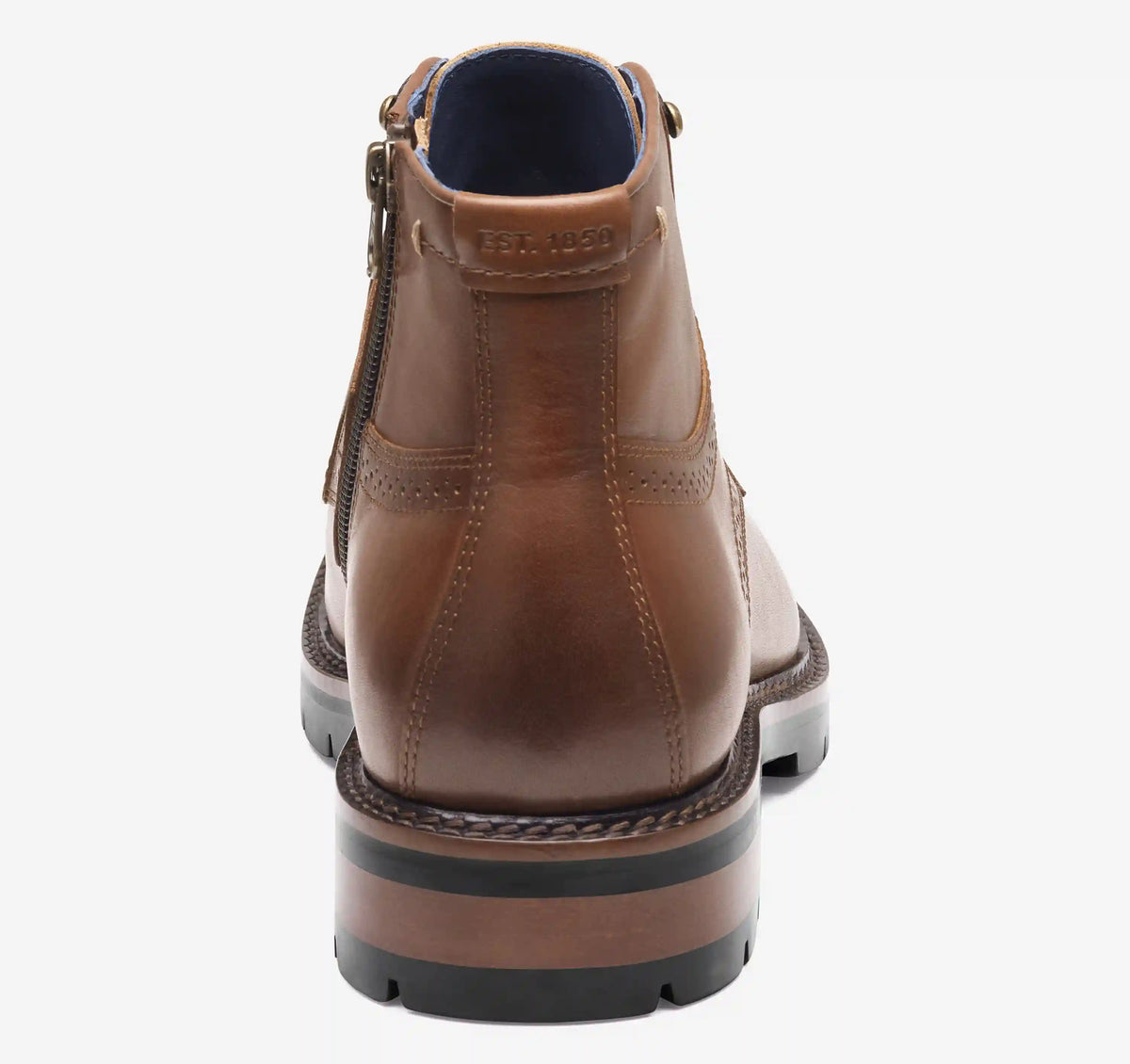 XC Flex® Cade Plain Toe Boot - Tan Hand-Finished Full-Grain Leather