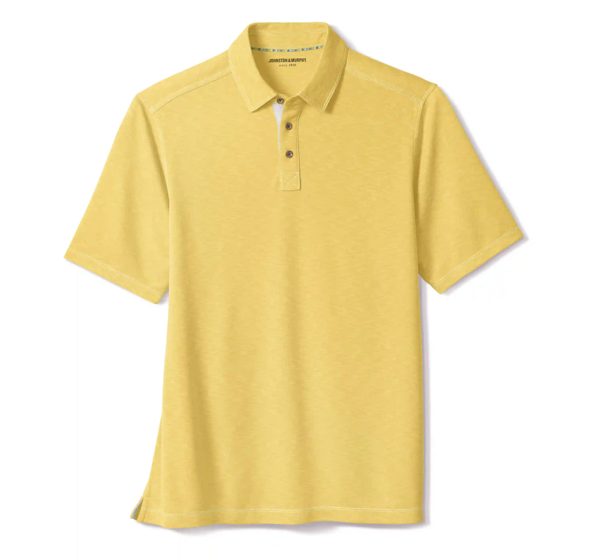 Vintage Slub Polo - Yellow