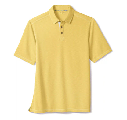 Vintage Slub Polo - Yellow