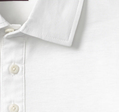 Conrad Oxford Polo - White