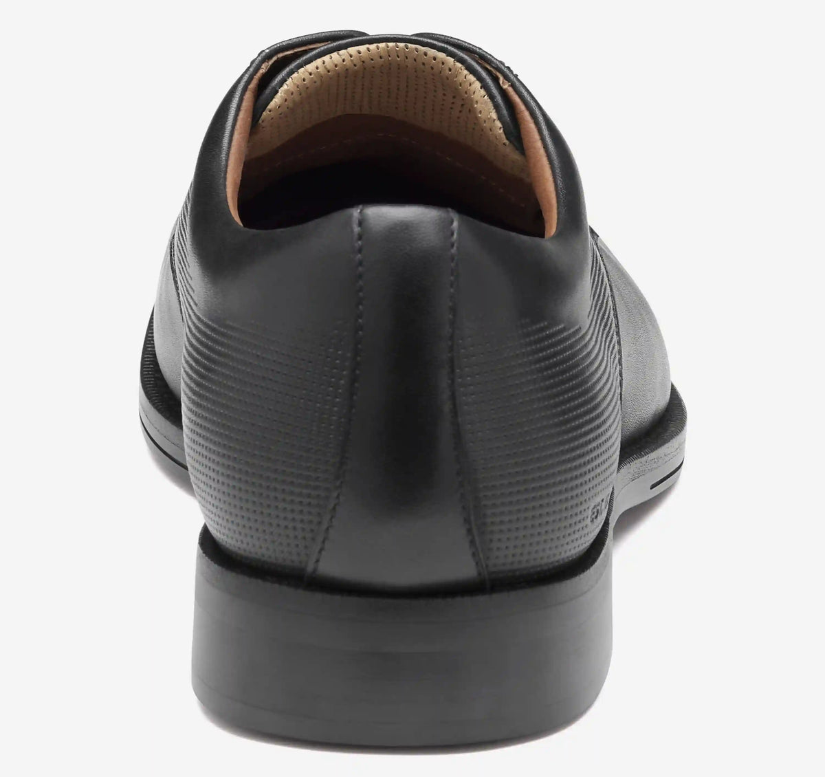 XC+™ Copley Plain Toe - Black Embossed Waterproof Full Grain Leather