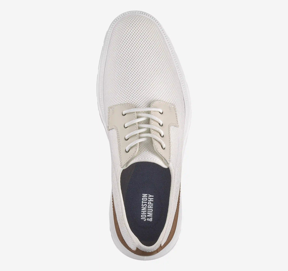 Jenkins Plain Toe - White Leather/Knit