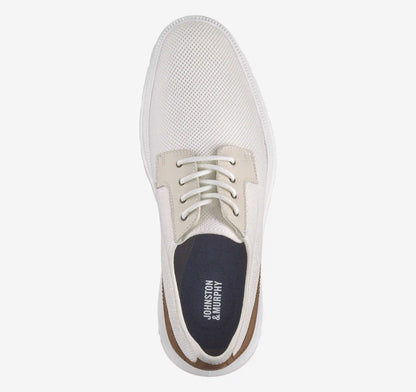 Jenkins Plain Toe - White Leather/Knit