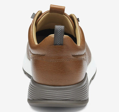 Kinnon Perfed Jogger - Dark Tan Full Grain