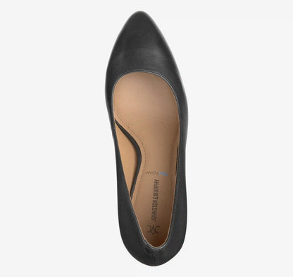 Vicki Pump - Black Glove Leather