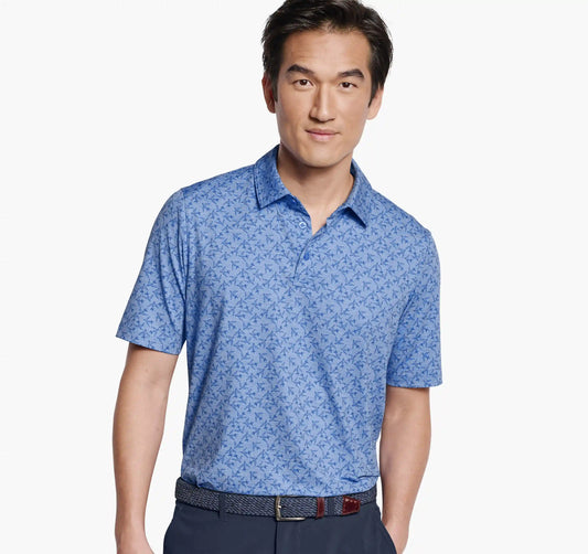 XC4® Performance Polo - Blue Tonal Airplane