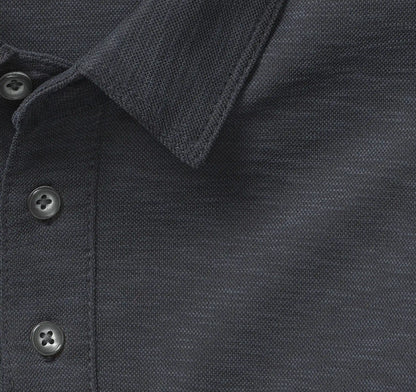 Vintage Slub Polo - Black