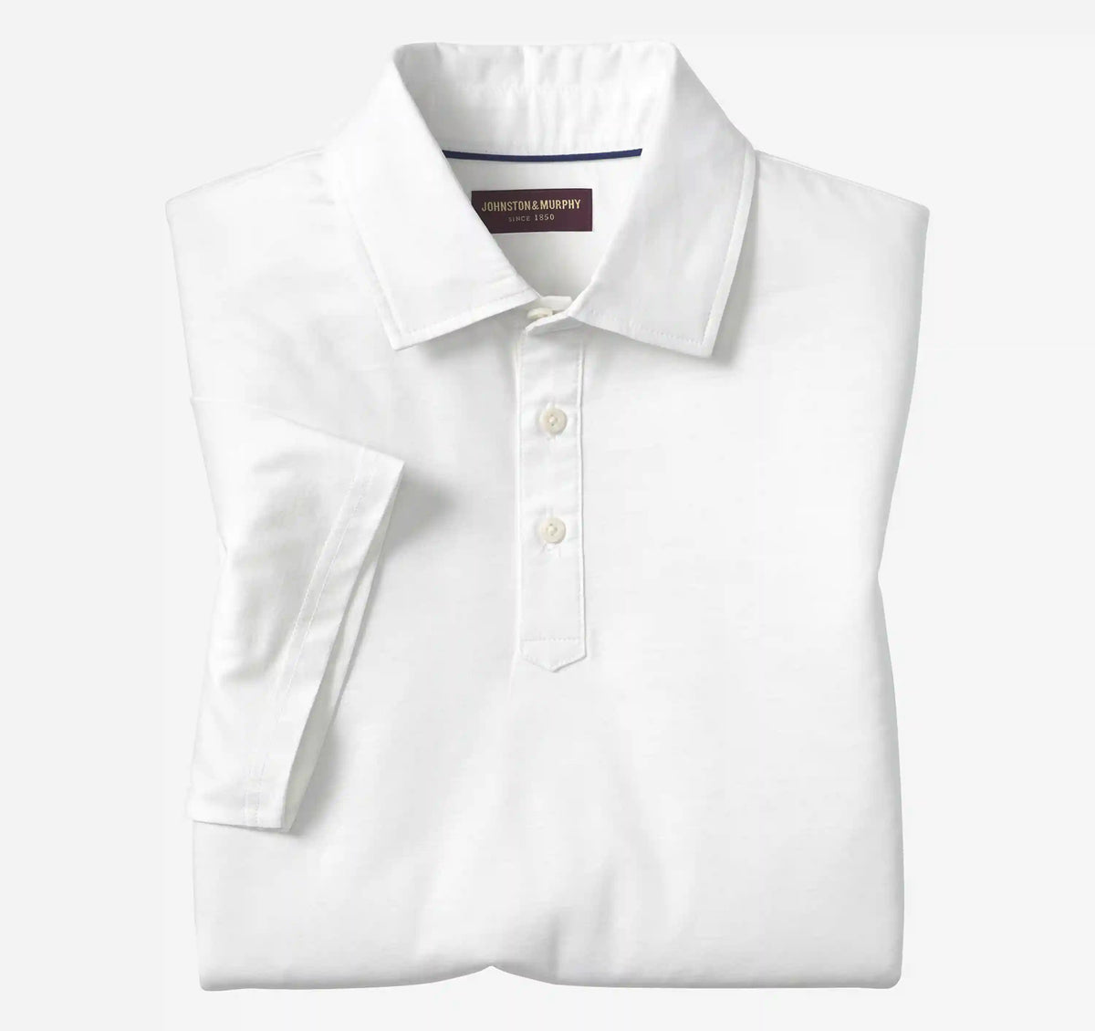 Conrad Oxford Polo - White