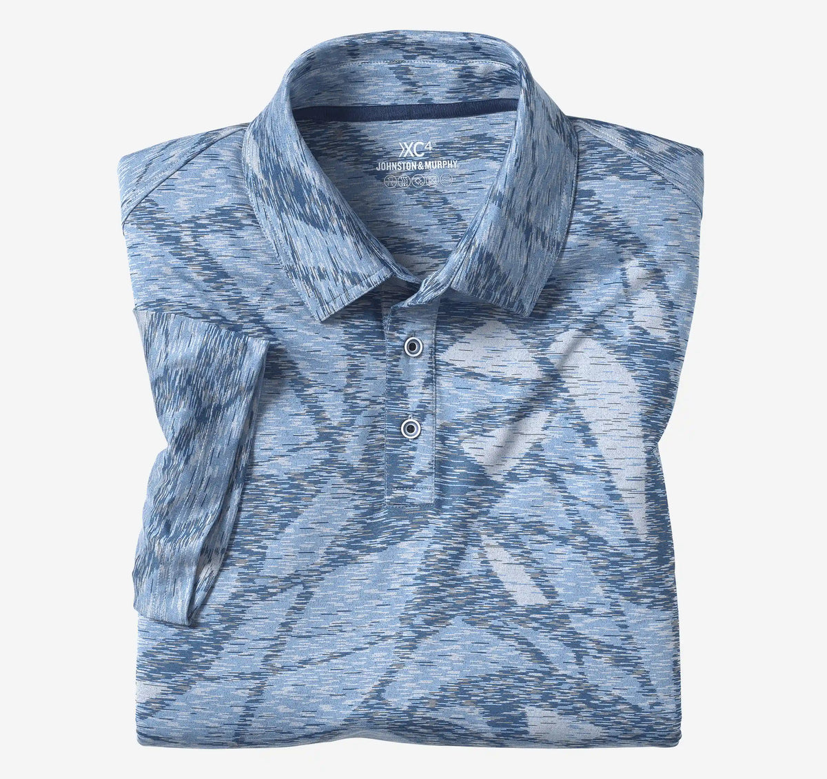 XC4® Performance Polo - Blue Large Geo