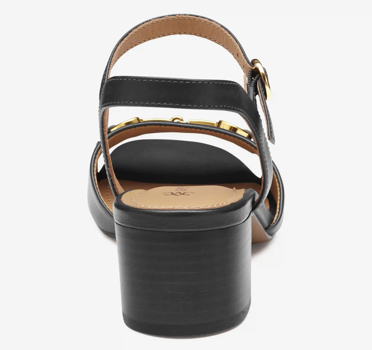 Edith Bit Sandal - Black Glove Leather