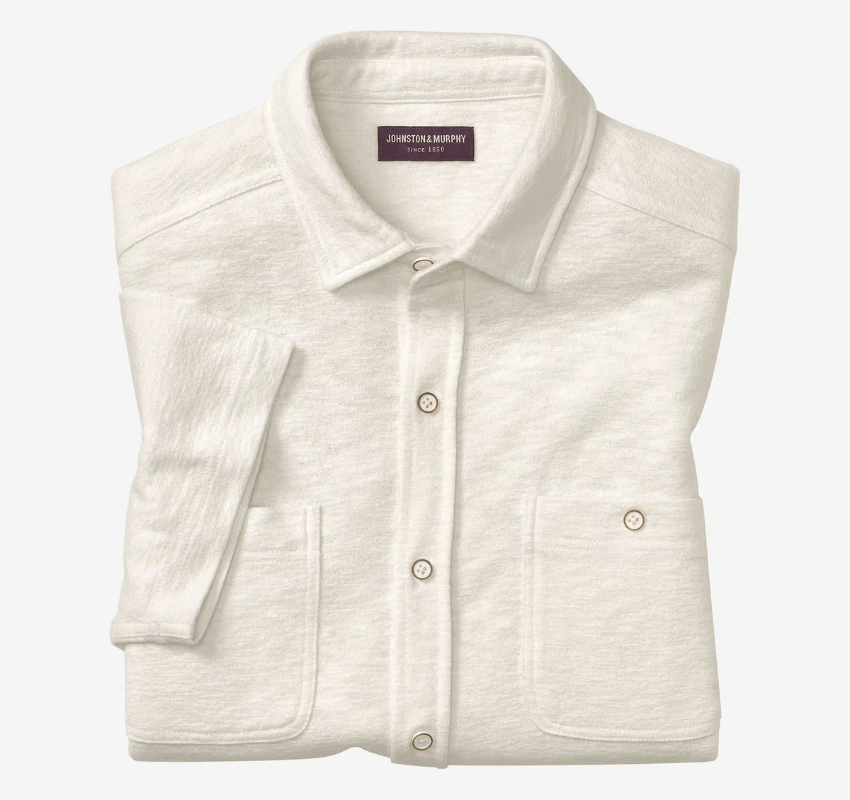 Riley Short-Sleeve Knit Shirt - White