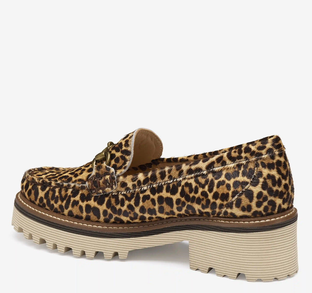 Emmalynn Bit Loafer - Leopard Haircalf