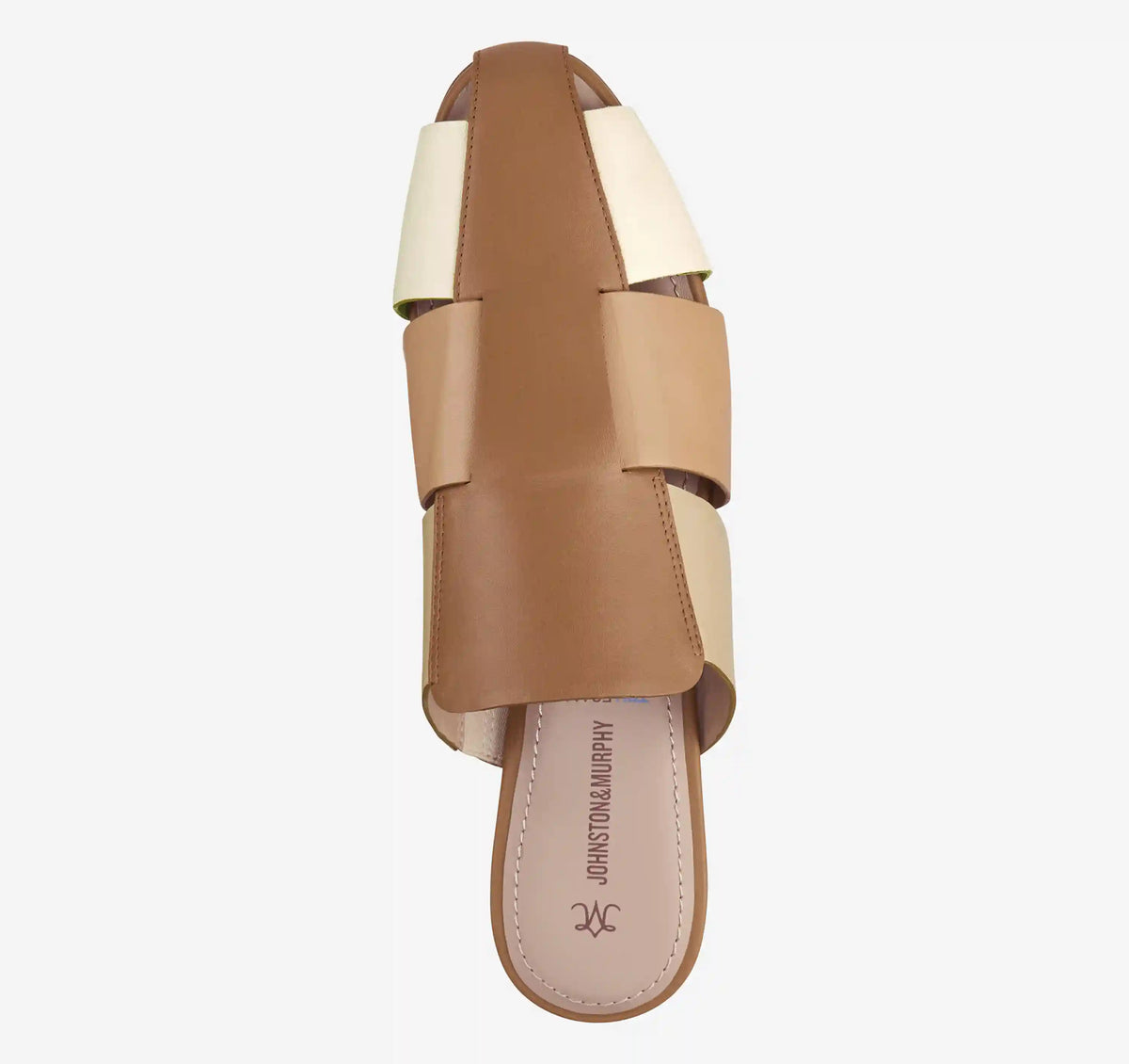 Claire Fisherman Mule - Tan Multi Nappa Leather