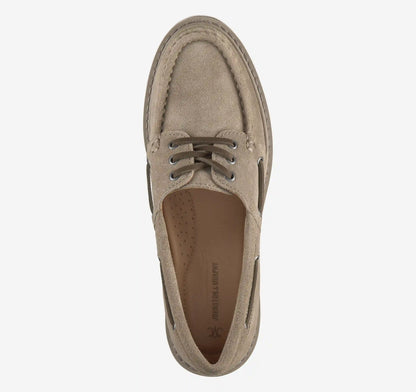 Emmalynn Boat Shoe - Taupe Suede