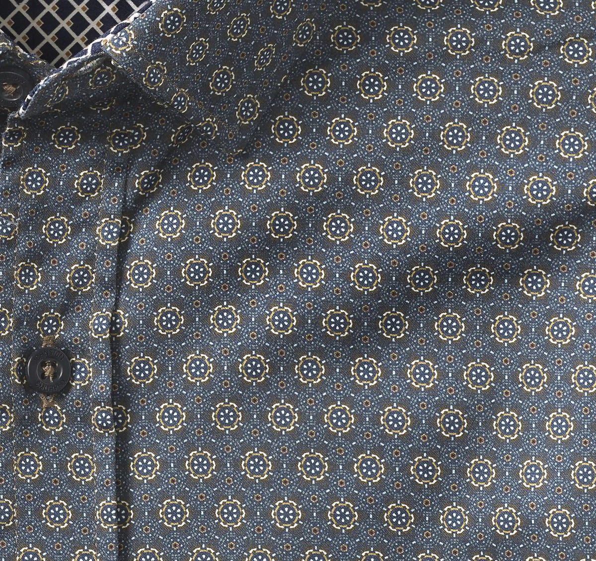 Printed Cotton Shirt - Brown Atrium