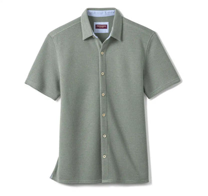 Linden Textured Short-Sleeve Shirt