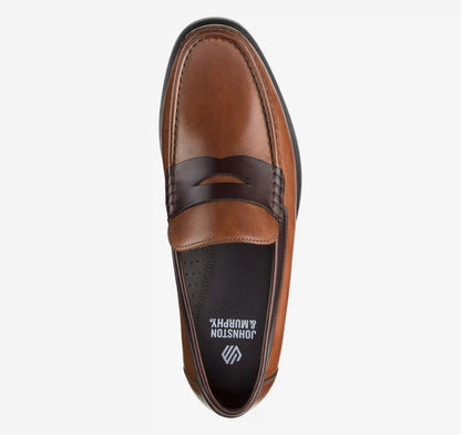 Humphrey Penny Loafer - Tan/Brown Full-Grain Leather