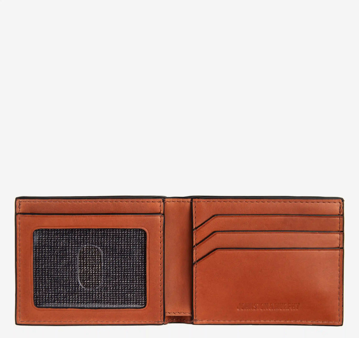 Collegiate Embossed Billfold Wallet - Vanderbilt University - Tan Full Grain