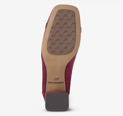 Whitney Bit Pump - Merlot Kid Suede