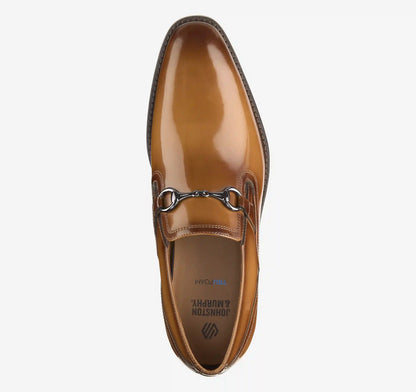 Richland Plain Toe Bit Loafer - Tan Brush-Off Leather